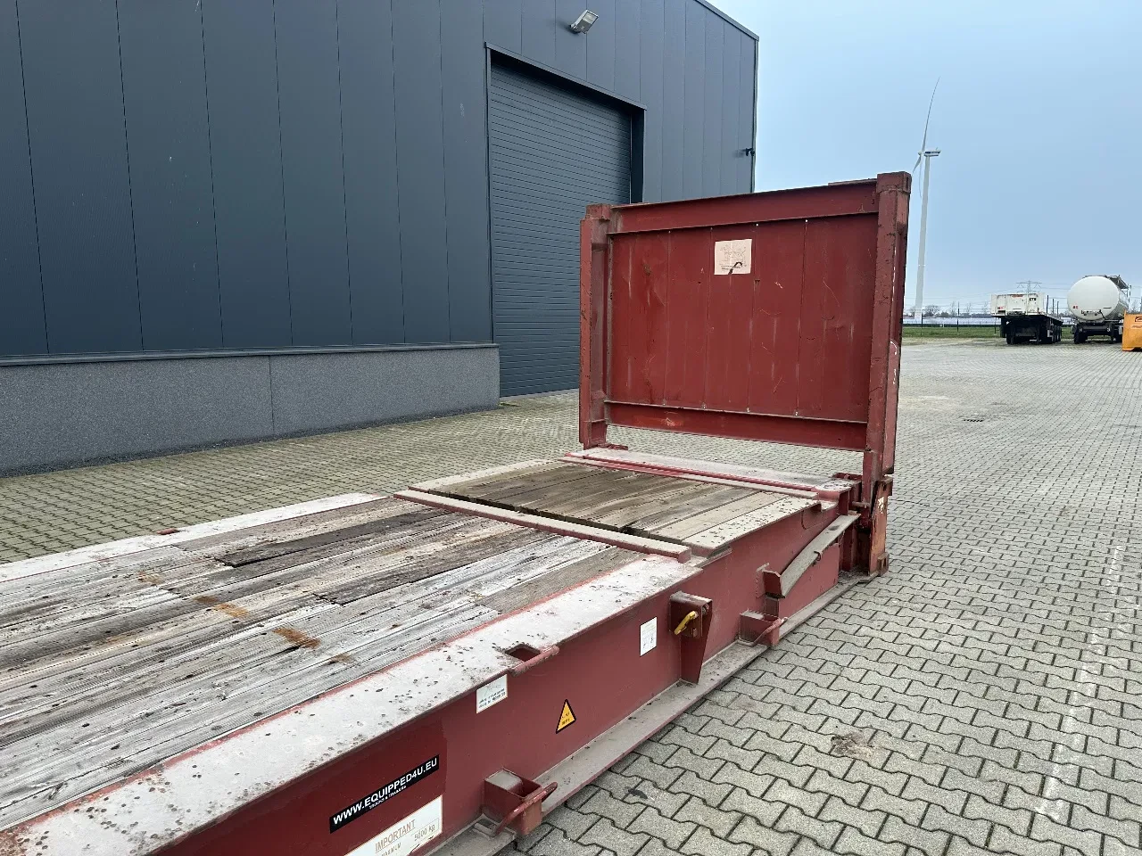 CIMC 2007 - 40FT FLATRACK FLUSH FOLDING / CSC-test: 12/2027 / 10x available afbeelding 11