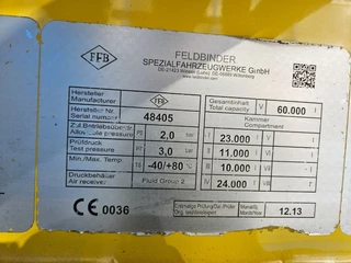 Feldbinder EUT 60.3 2014 - Eut 60.3 Food 60.000 liter 4 comp Apk 12-2026 image 12