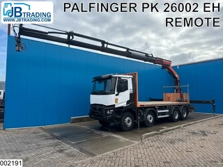 Renault 2017 - C 430 8x4, EURO 6, Palfinger, Steel suspension te koop