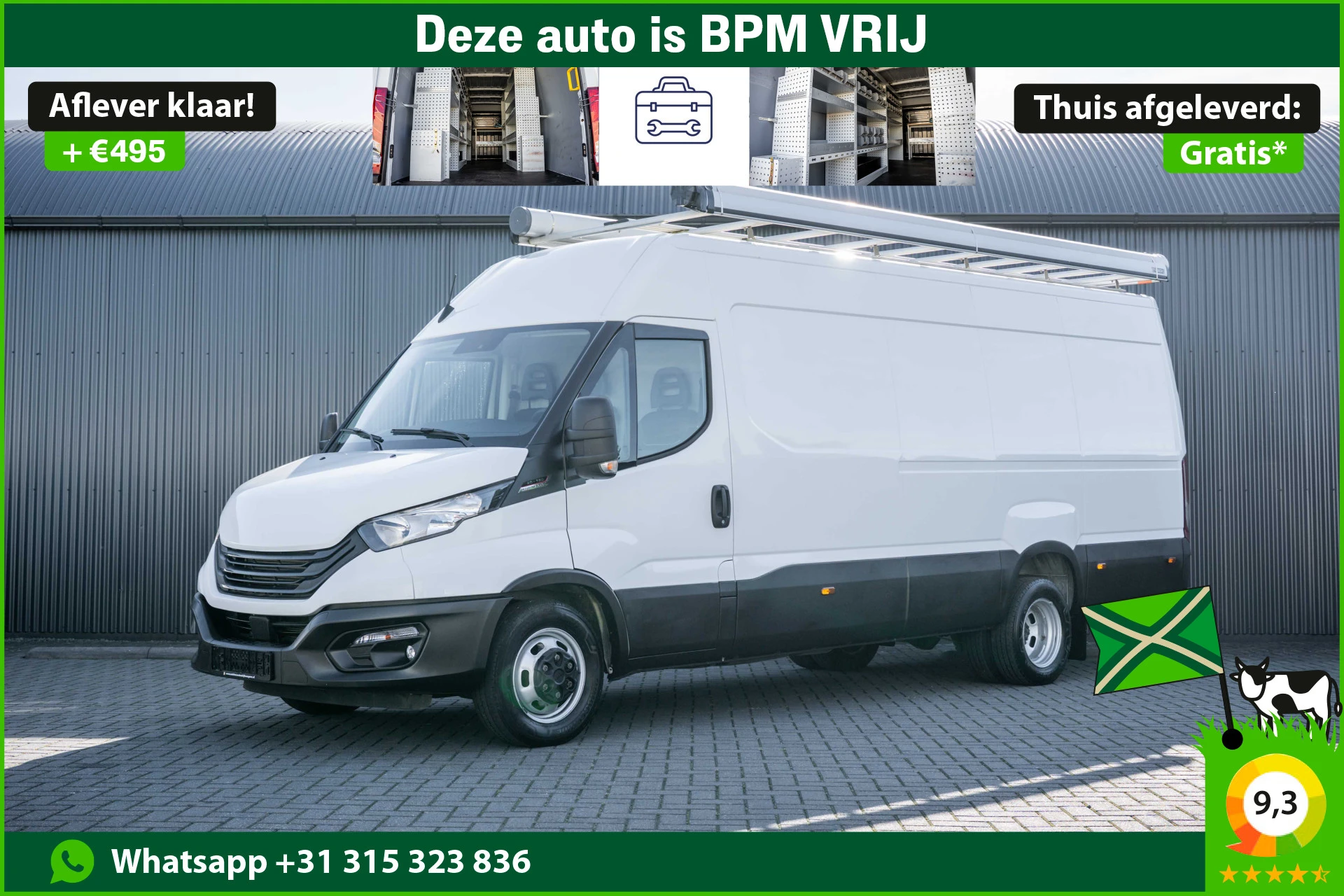 Iveco Daily - 3.0L 40C18 | N1 | L4H2 | Cruise | Volledig Ingericht | Airco | Trekhaak | Imperiaal afbeelding 1