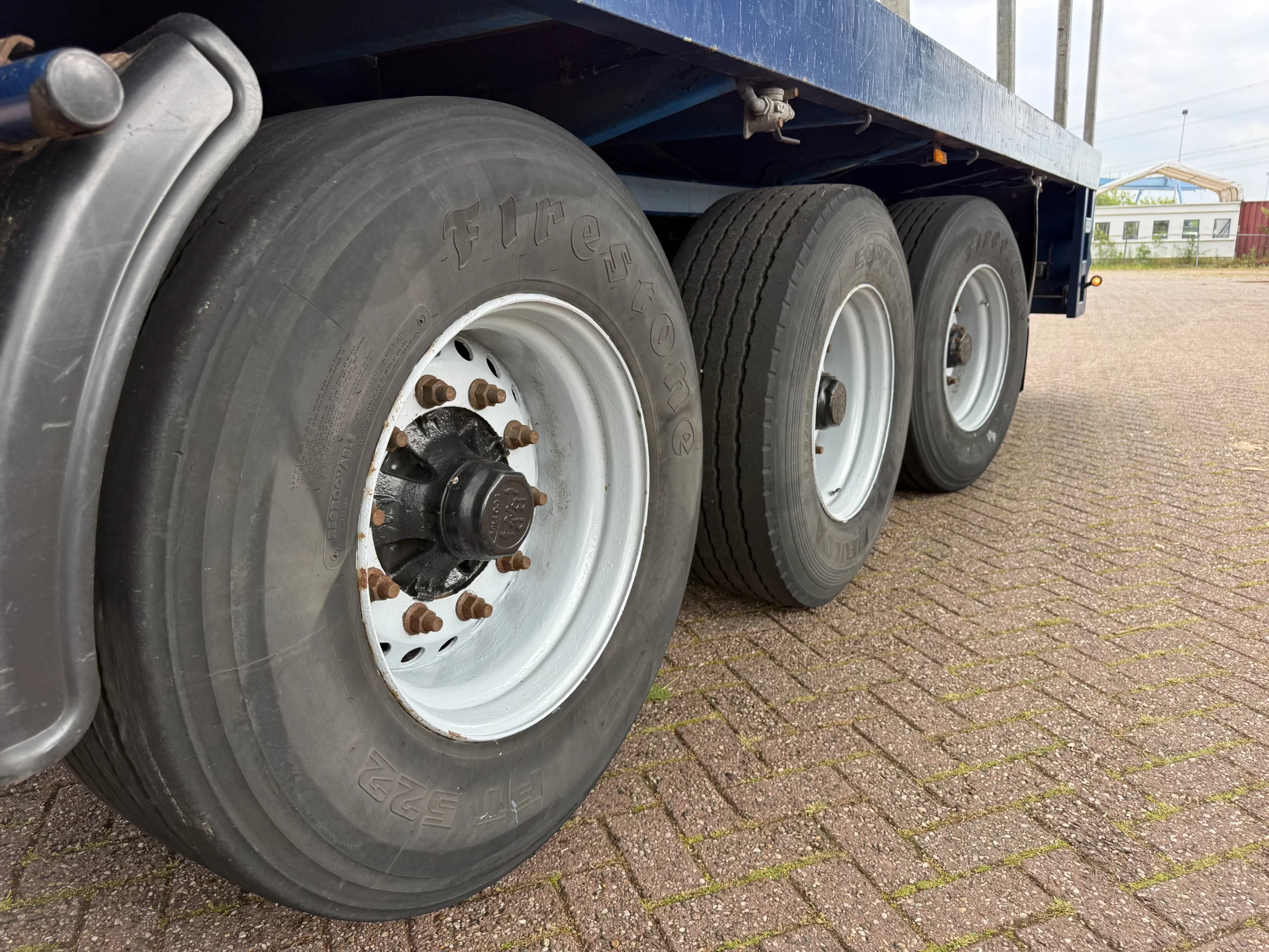Lintrailers 2007 - vlakke uitschuifbare oplegger / naloop gestuurd APK tot 1-2027 Bild 19