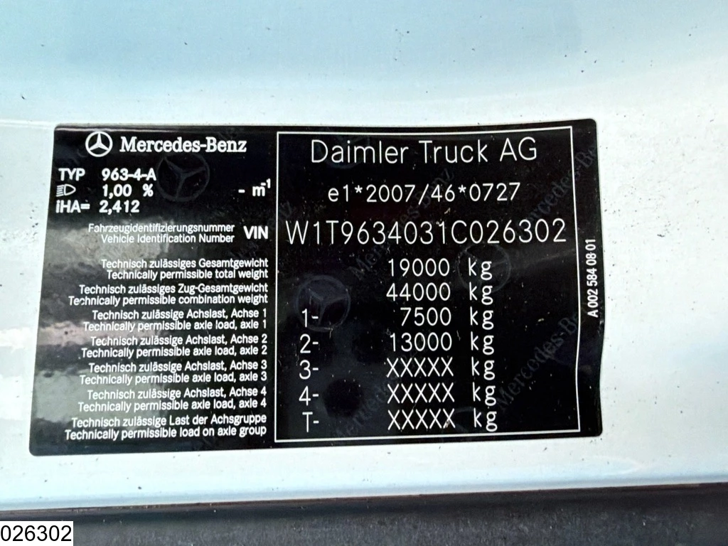 Mercedes-Benz Actros 2020 - 1845 EURO 6d obrázek 7