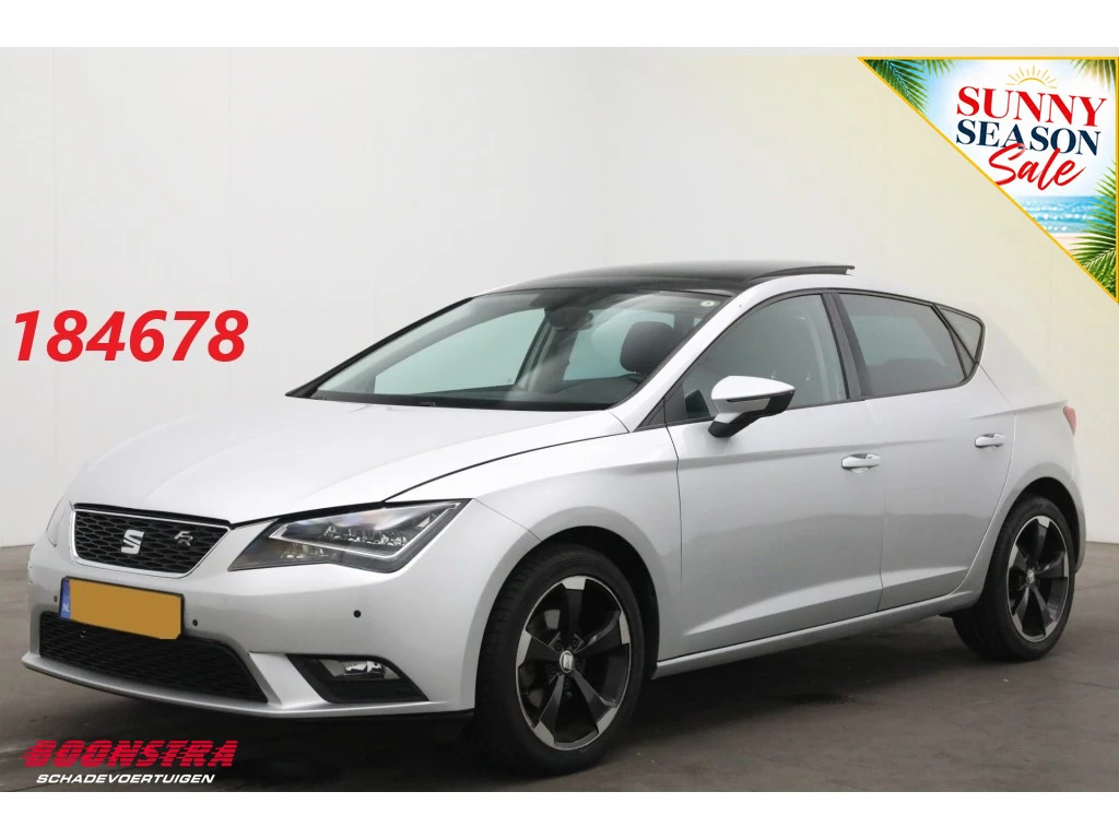 SEAT Leon 2017 - 1.2 TSI DSG Style Business Pano Schuif/kantel Cruise Navi Clima Apple/Android Camera PDC afbeelding 1