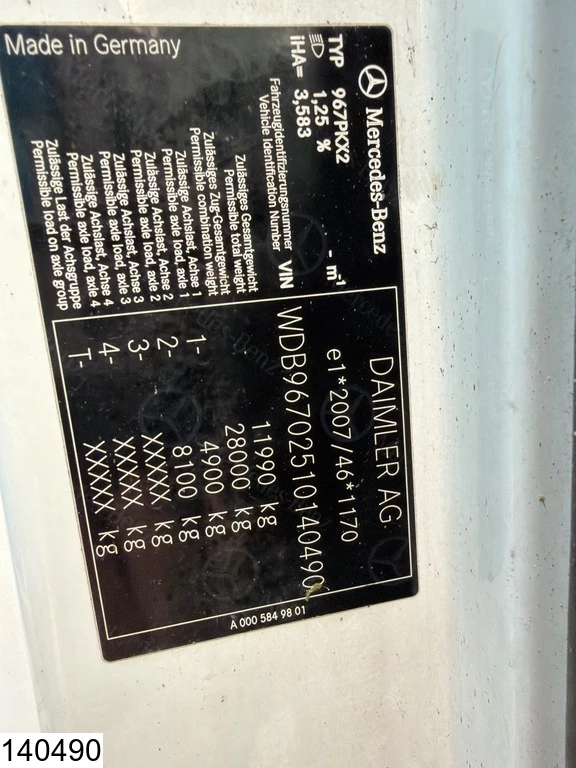 Mercedes-Benz Atego 2017 - 1230 EURO 6, BDF obrázek 13