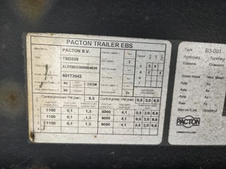 Pacton N/A 2007 - B3-001 NL TRAILER obrazek 20