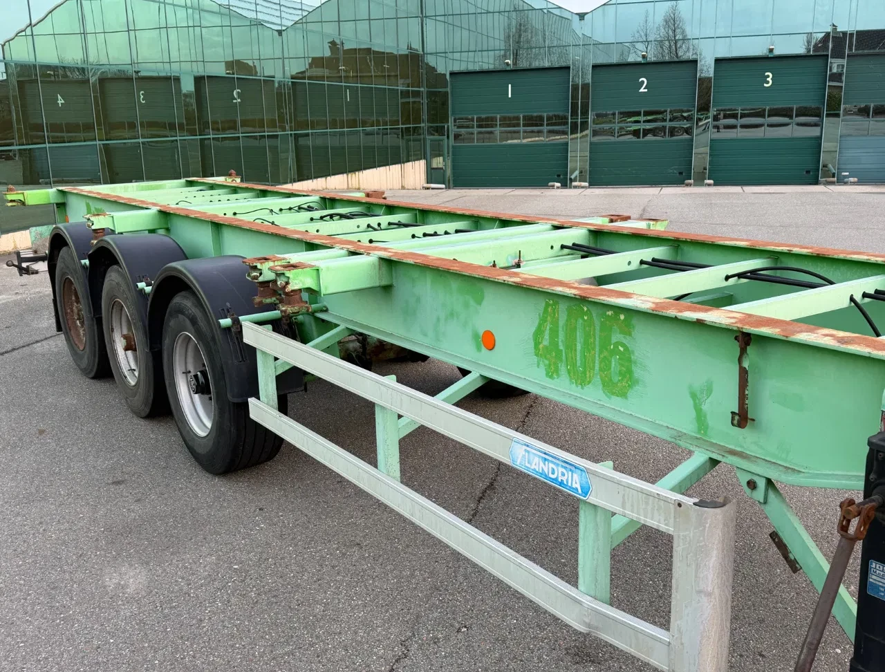 Flandria 1999 - 3 AXLE DRUM BRAKES LIFT AXLE SUPER STRONG TOP CONDITION 3 PIECES AVAILABLE zdjęcie 10