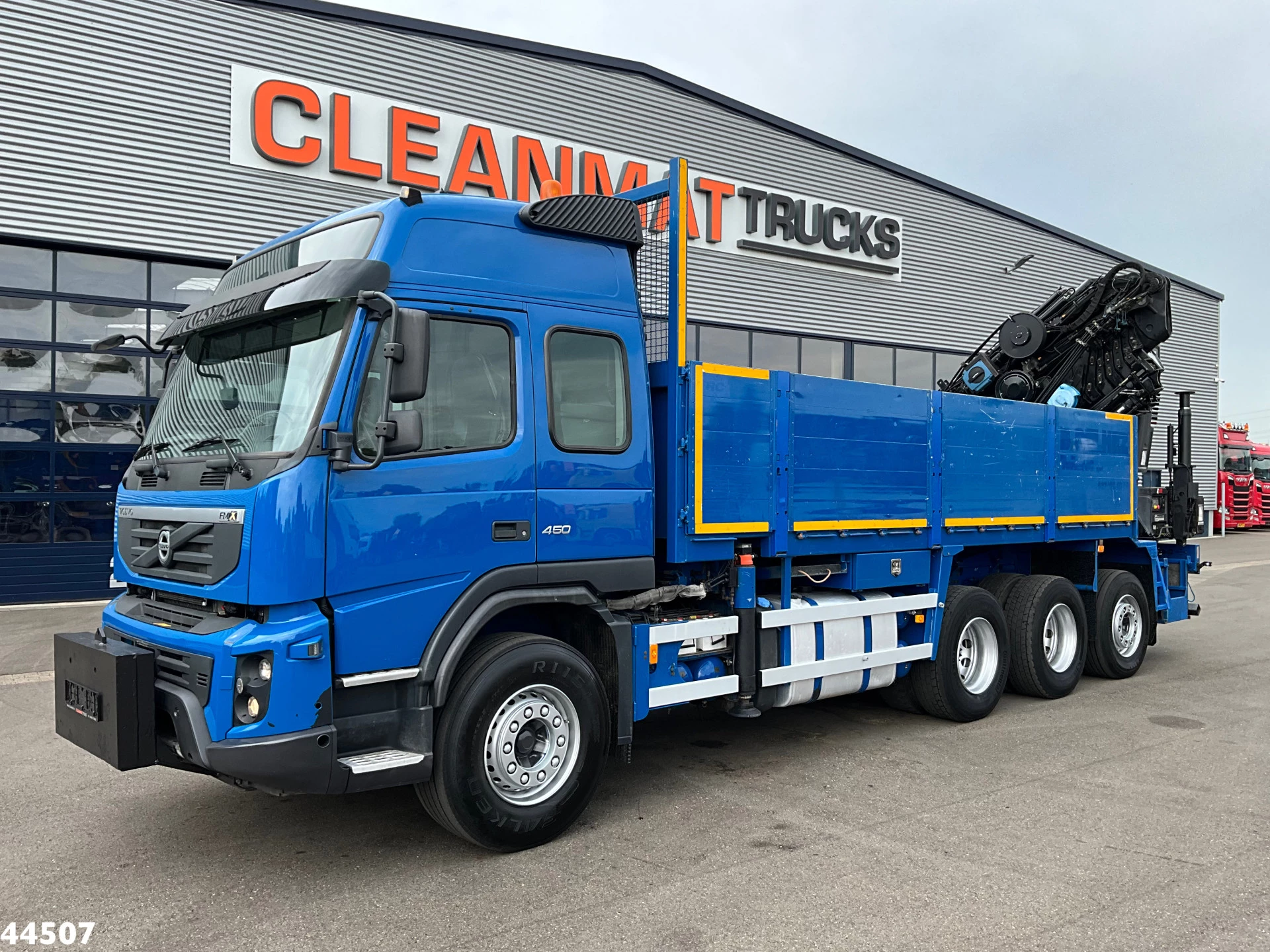 Volvo FMX 450 8x4 Hiab 63 Tonmeter laadkraan + Fly-Jib 2013 afbeelding 4