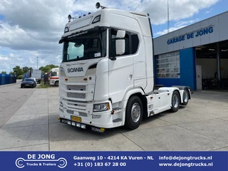 Scania S 2017 - S580 V8 / Retarder / Full Air / 6x2 / Boogie Lift te koop