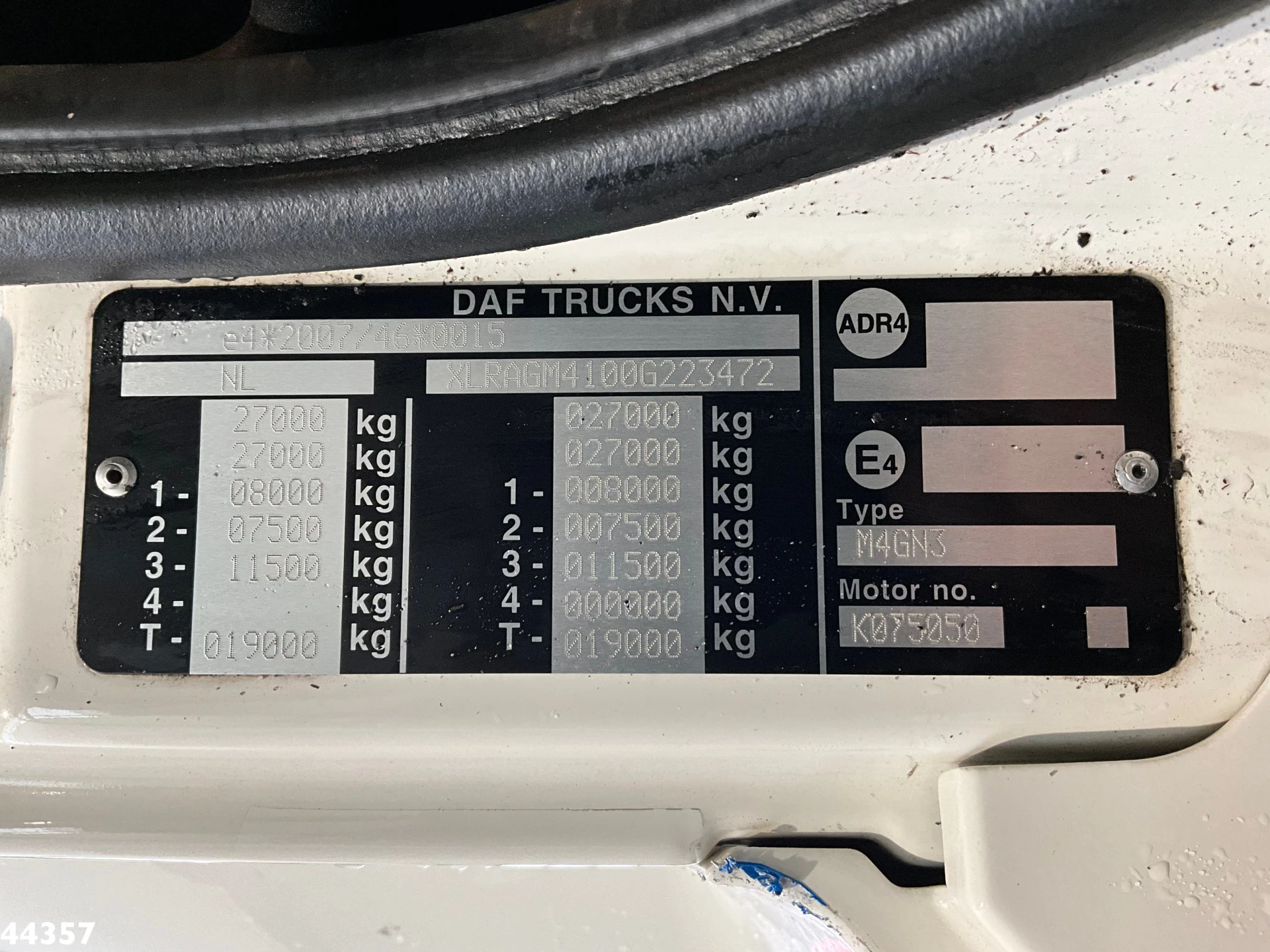 DAF FAG CF 300 Euro 6 Zoeller 20m³ 2018 obrázek 26