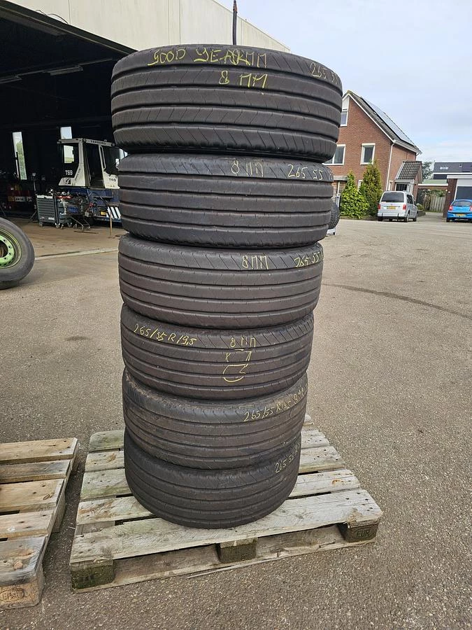 GOODYEAR K MAX T - 265/55 R 19.5 - trailer tire - with rim 8 holes - 12 PIECES. 2010 obrázek 6