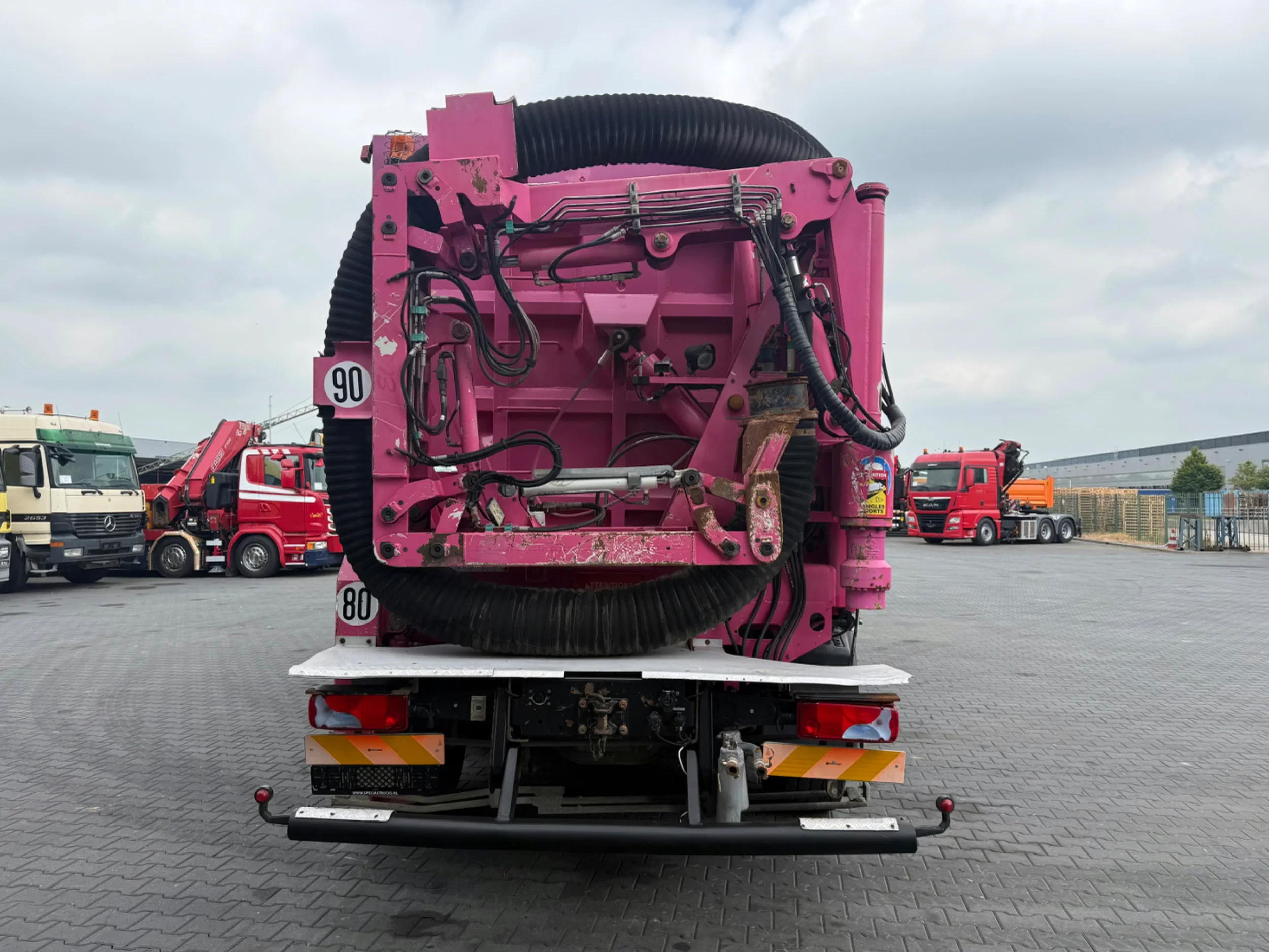 MAN TGS 2011 - 35.480 8X4-4 BL / RSP ESE 32/10-DV-K Saugbagger / Suction excavator / Grondzuiger afbeelding 4