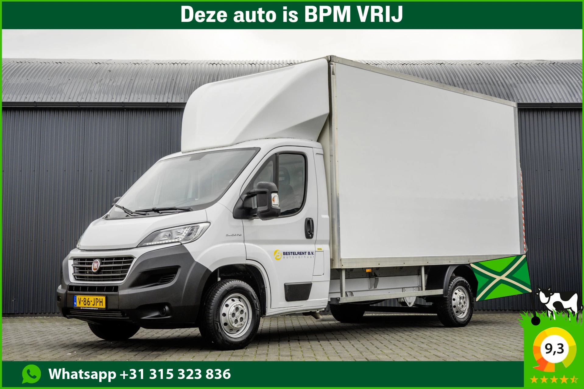 Fiat Ducato 2019 - 2.3 MultiJet Bakwagen met laadklep | Euro 6 | 131 PK | Climate | Camera | Cruise | LED Bild 1