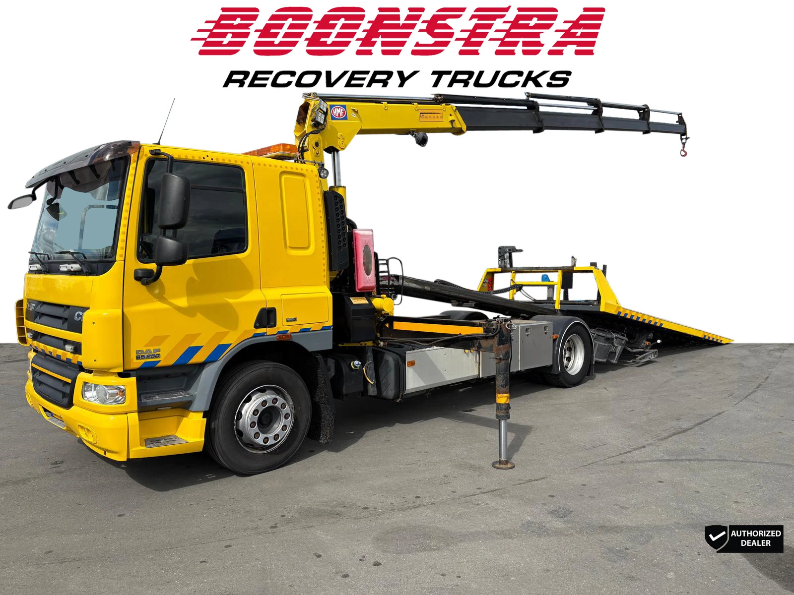 DAF CF65.250 Falkom FAS 5000 HMF 1720 T4 kraan 2008 afbeelding 1
