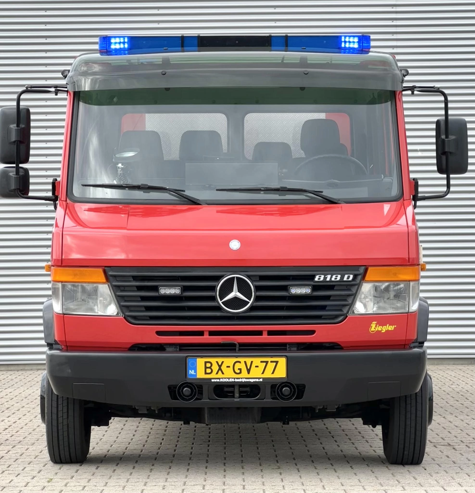 Mercedes-Benz 818d Vario Brandweerwagen euro 5 Ziegler NIEUW 8800KM!!! 2009 obrázek 10