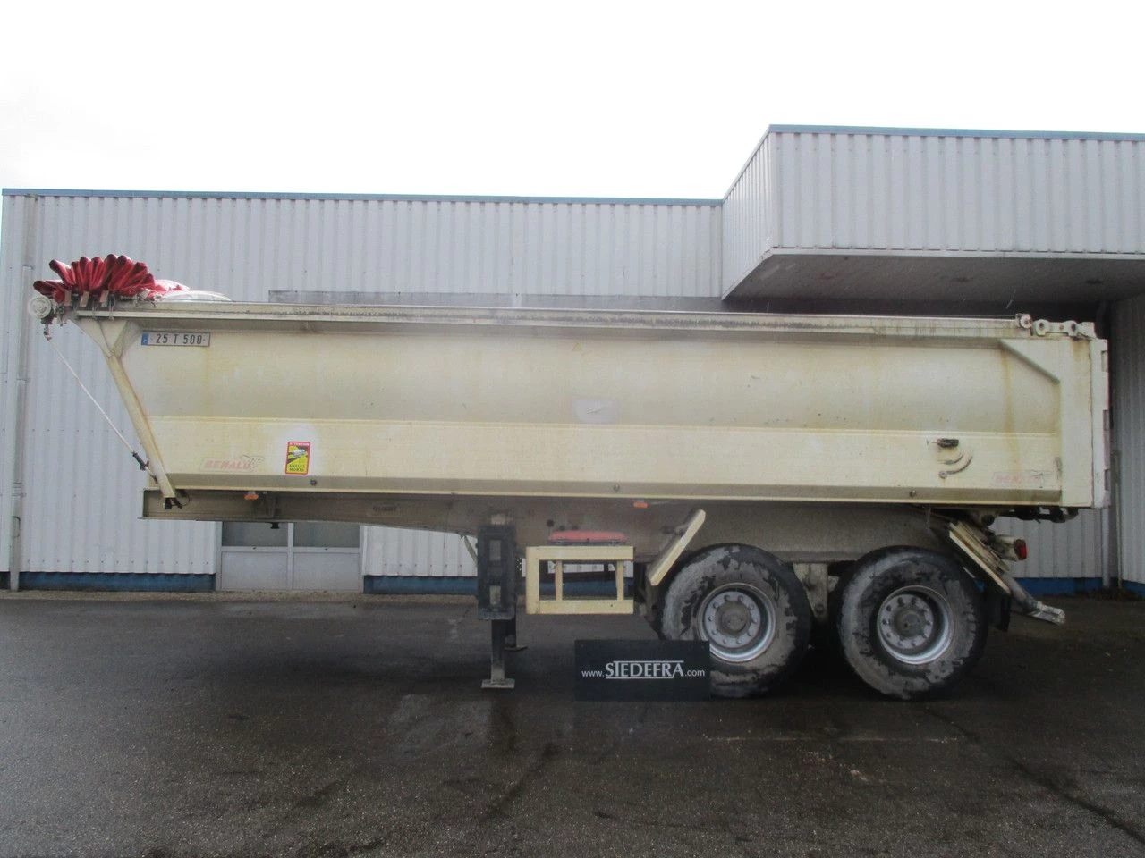 Benalu 2010 - C33 , 2 Axle, Alu Tipper trailer , Drum brakes , Spring suspension imagen 2