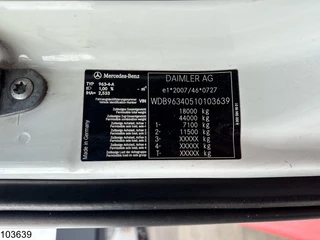 Mercedes-Benz Actros 2016 - 1843 EURO 6, Retarder, PTO, LOHR, Standairco image 12