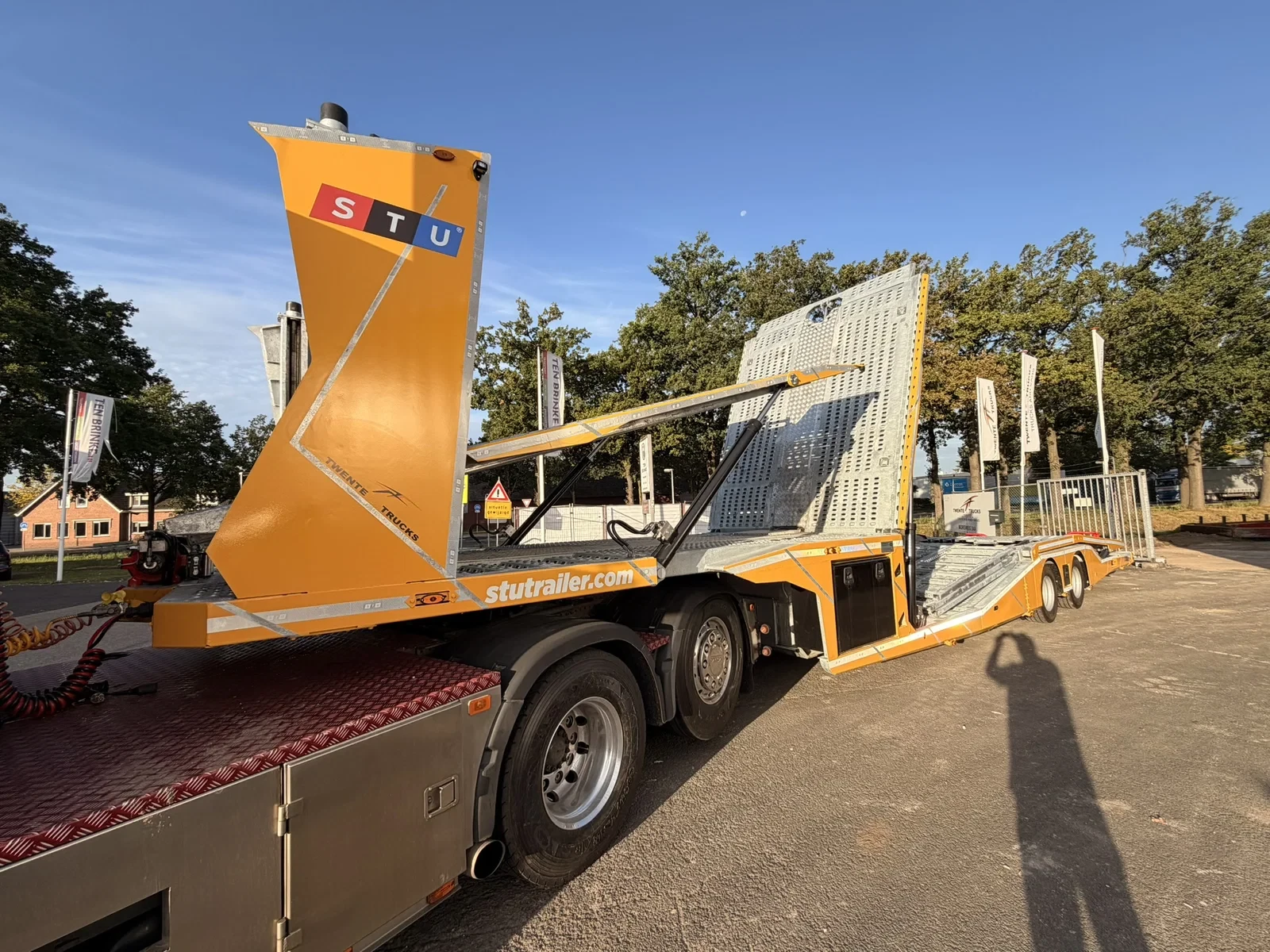 STU Trailers 2026 - Auto Car Transporter in stock image 1