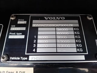 Volvo FH 2012 - 16.750 / 6X4 / 2XBIG AXLE / TECHNICAL 60 TON / HYDRAULICS / VEB+ / 675090 KM / AUTOMATIC / EURO-5 / 2012 obrazek 31