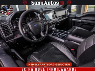 Ford F-150 2018 - 5.0 V8 4X4 | MAT OLIVE GREEN | BIJTELLING VRIJ | ZEER DIK | CAMERA | 3500KG | PANORAMA | LEDER | GO RHINO ROLLBAR | afbeelding 40
