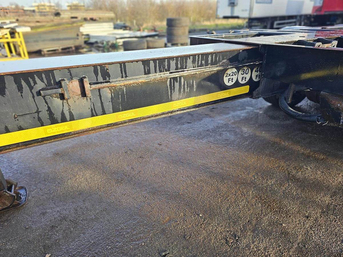 OZGUL GA08XS1 | 2 X EXTENDIBLE CHASSIS | GERMAN TRAILER| SAF DISC.| 3 PIECES. 2018 image 29