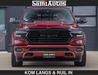 Dodge Ram Pick-Up 2021 - LONGHORN | WIDE BODY | 5.7 V8 | BREDE WIELEN | BOM VOL | HUD | BRUIN LEDER | LUCHTVERING | PANODAK | RONDOM CAMERA | OPEN UITLAAT KLEP | ALARM | afbeelding 2 miniatuur
