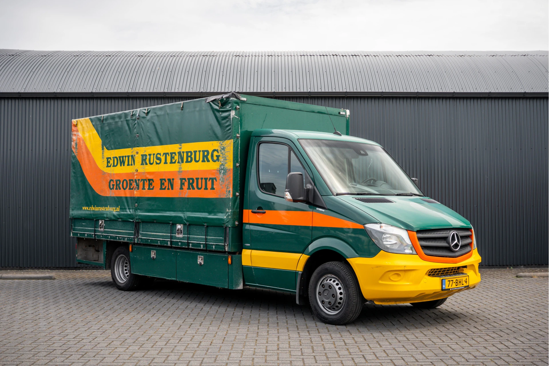 Mercedes-Benz Sprinter 2016 - 516CDI | Bakwagen | EURO 6 | Huifzeil | Schuifwanden | Legbordstellingen | Trekhaak afbeelding 4