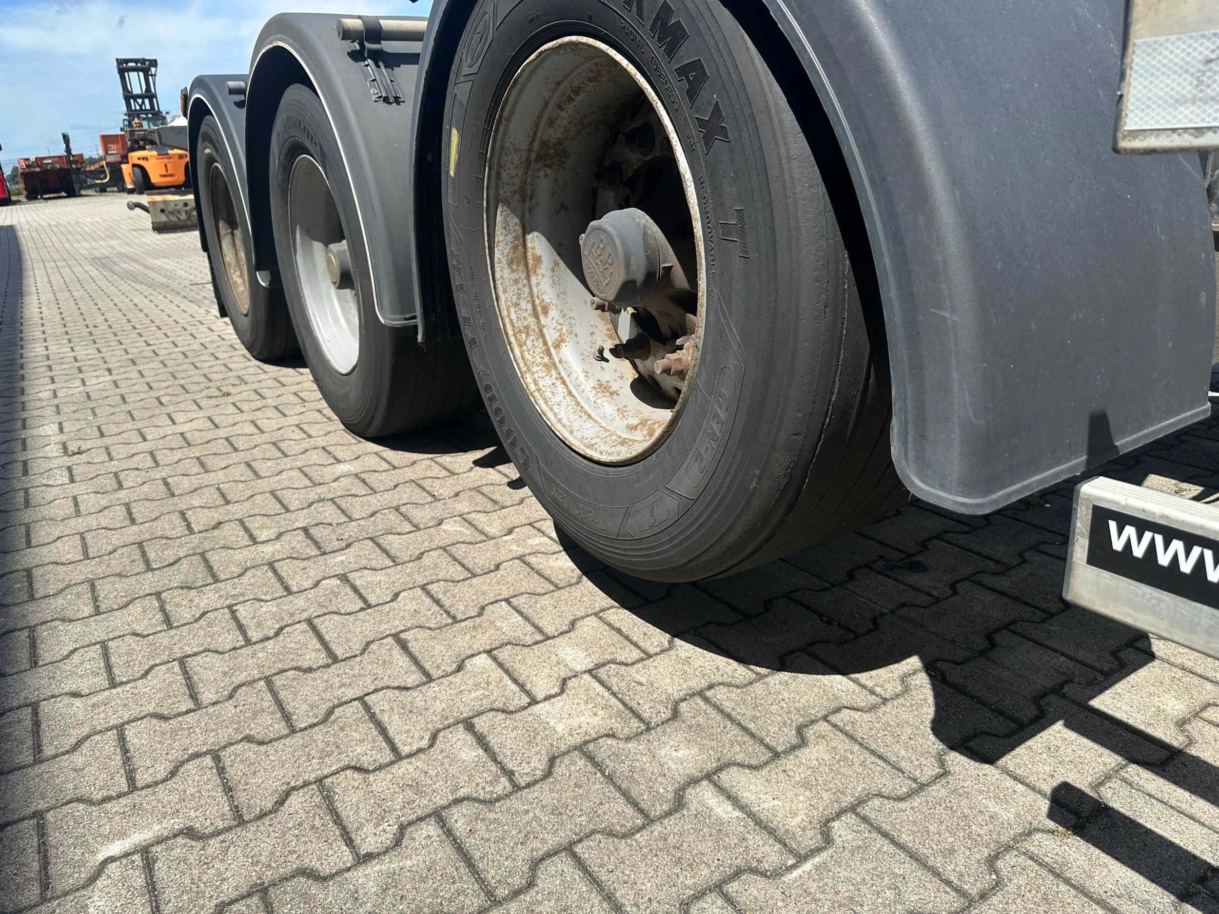 D-TEC 2014 - FLEXITRAILER / 45FT HC MULTI / BPW + drumbrakes / liftaxle / NL / APK 09-2026 afbeelding 40