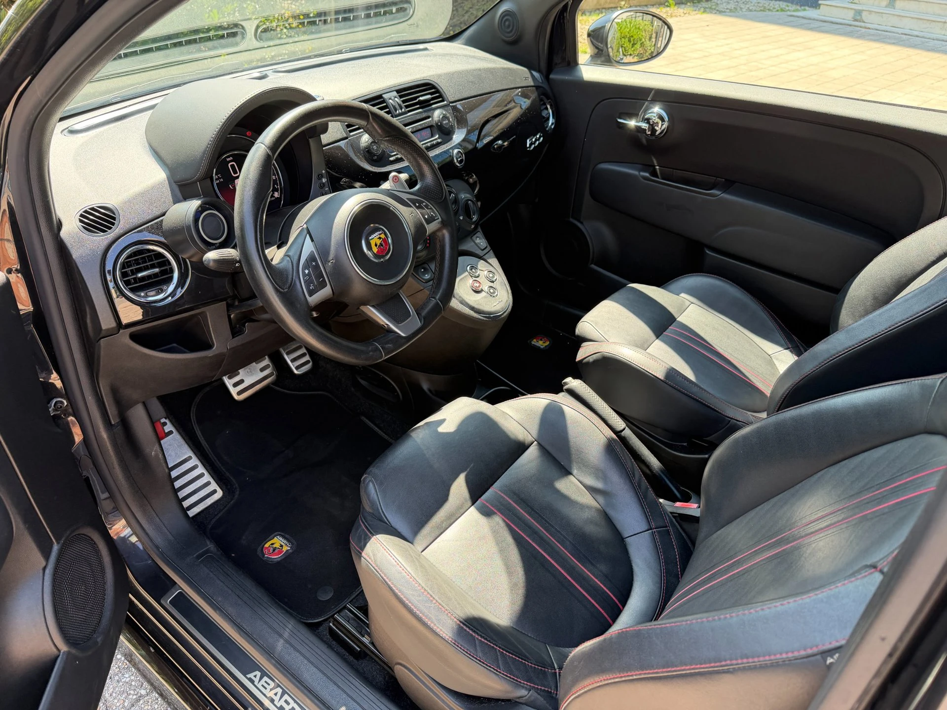 Fiat 500 2014 - 1.4 T-Jet Abarth Elaborabile automaat ,leer ,apk afbeelding 7