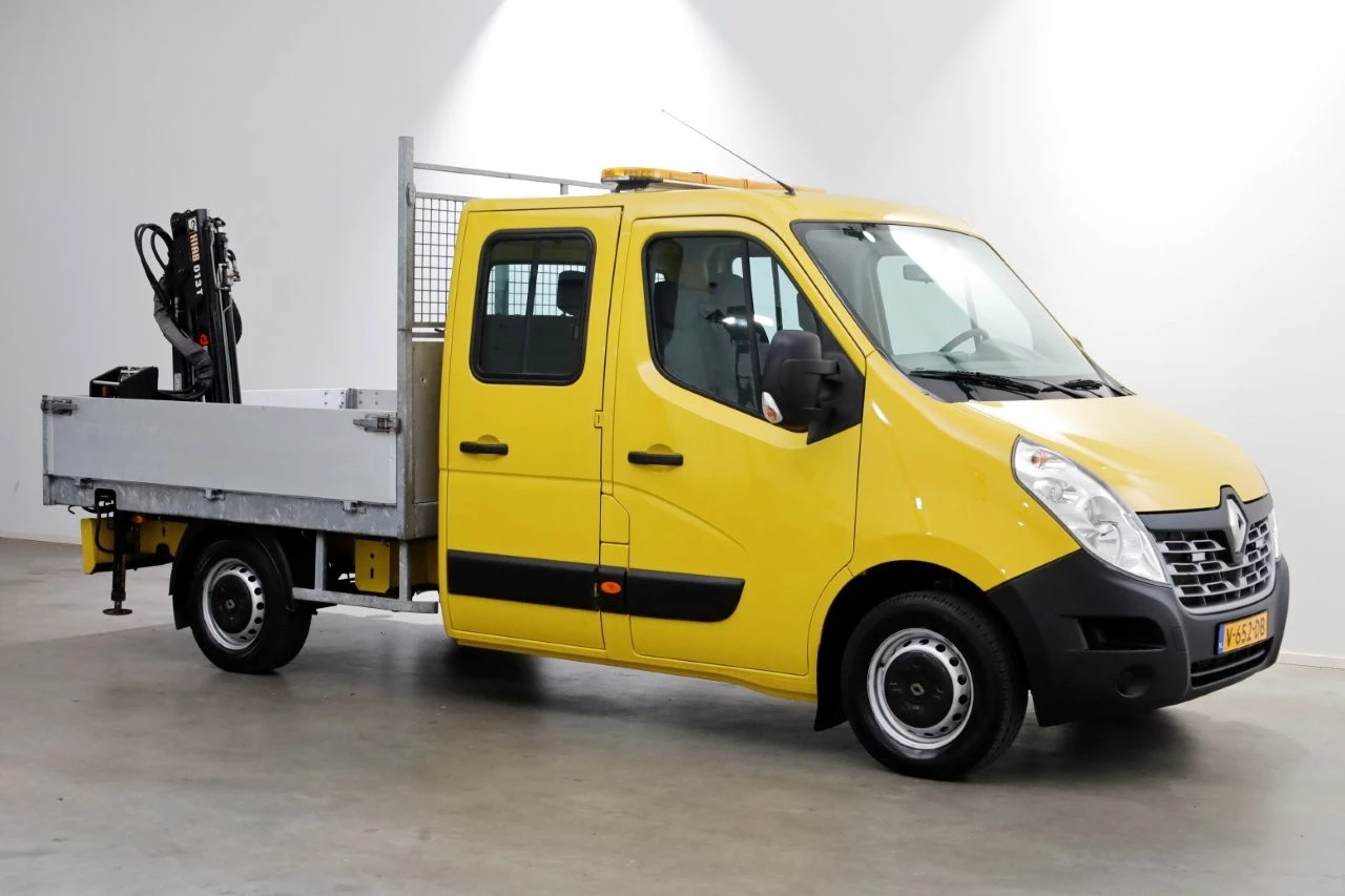 Renault Master 2016 - T35 2.3 dCi 130pk E6 L2H1 D.C. Open Laadbak + HIAB 013T Kraan 12-2016 imagen 13
