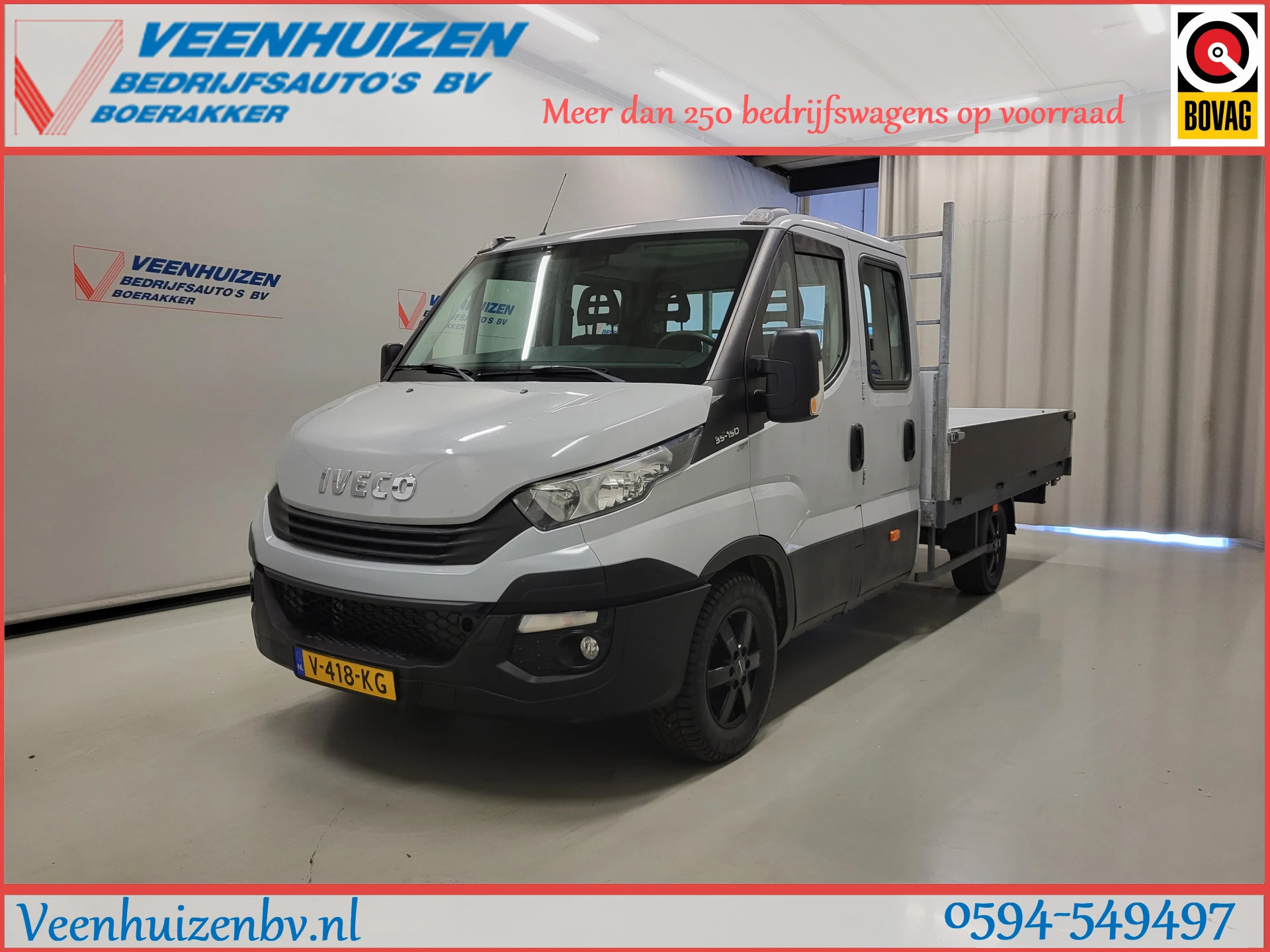 Iveco Daily 2017 - 35S15 150pk Pick-up Euro 6! afbeelding 1