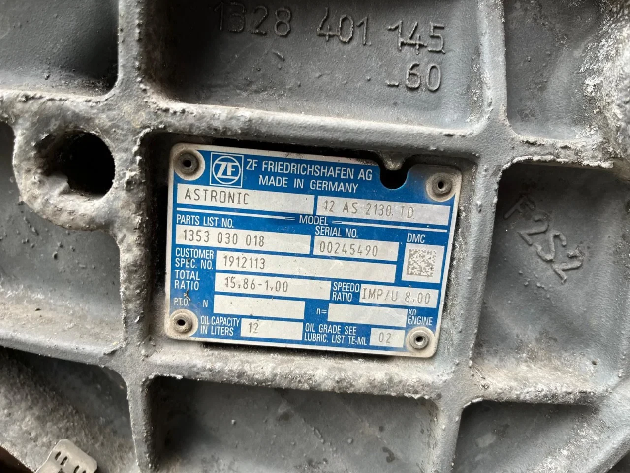 ZF - versnellingsbak 12AS2130 TD 15.86-1.00 image 6