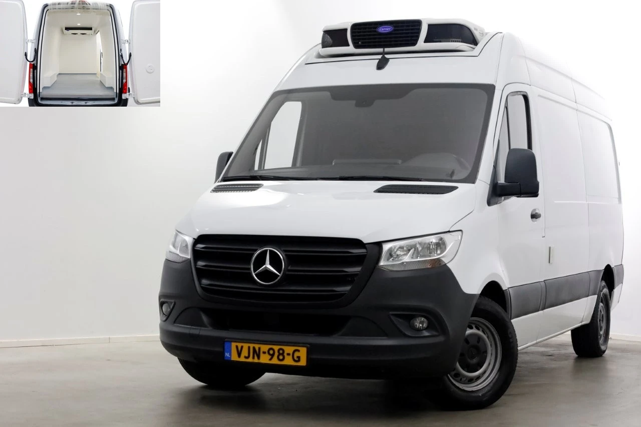 Mercedes-Benz Sprinter 2021 - 317 CDI 170pk RWD L2H2 9G Automaat Koelwagen/Vriezer -4°C 12V + 230V Trekgewicht 3500kg 01-2021 afbeelding 1