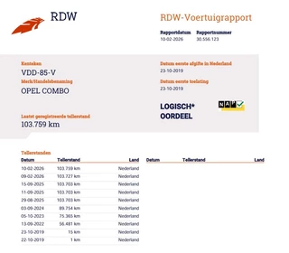 Opel Combo 2019 - 1.5D 102pk Euro 6 L2 Maxi - BOTT Inrichting - Cruise - Airco image 7