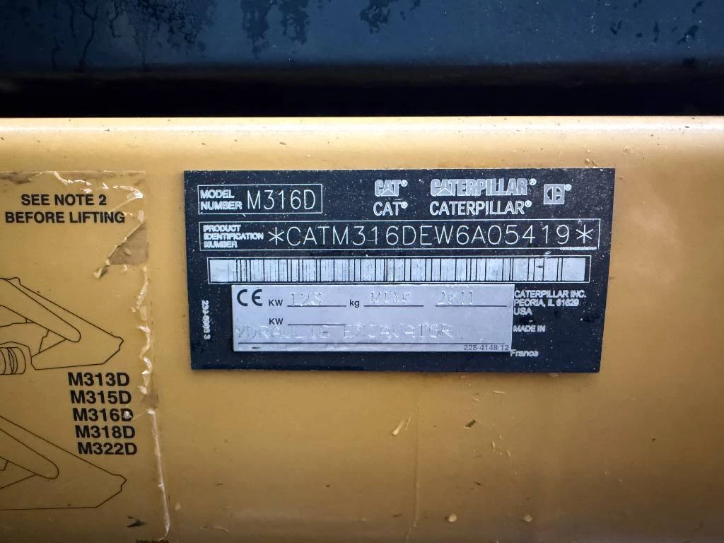 Cat 2011 - M316D afbeelding 7