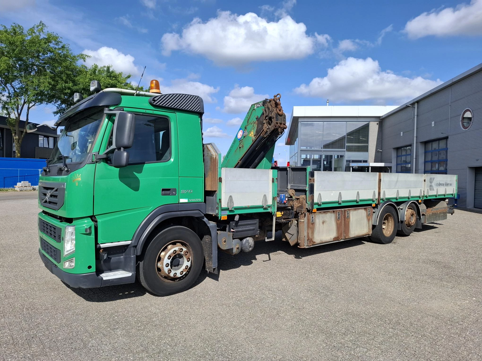 Volvo FM 11.370 2012 - / HMF 1420 REMOTED CRANE / LIFT+LENKACHSE / AIRCO / FRIDGE / AUTOMATIC / EURO-5 / 2012 изображение 3