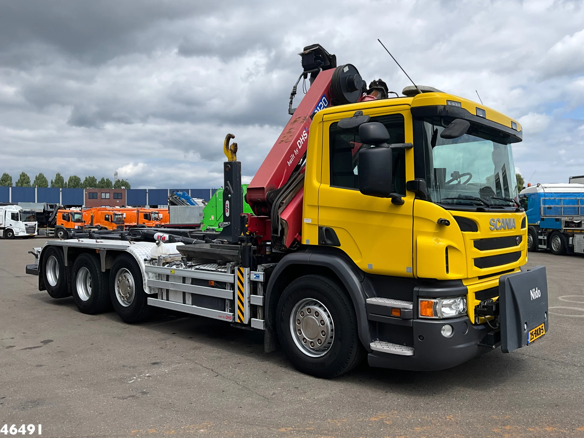 Scania P 2017 - 450 Euro 6 HMF 21 Tonmeter laadkraan afbeelding 4