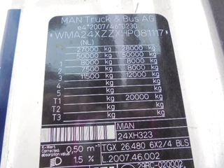 MAN TGX 2016 - 26-480 6X2 NEW TYPE TACHO-SMART TACHO image 21