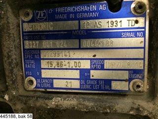 ZF N/A - ASTRONIC, 12 AS 1931 TD, Automatic, Retarder immagine 2