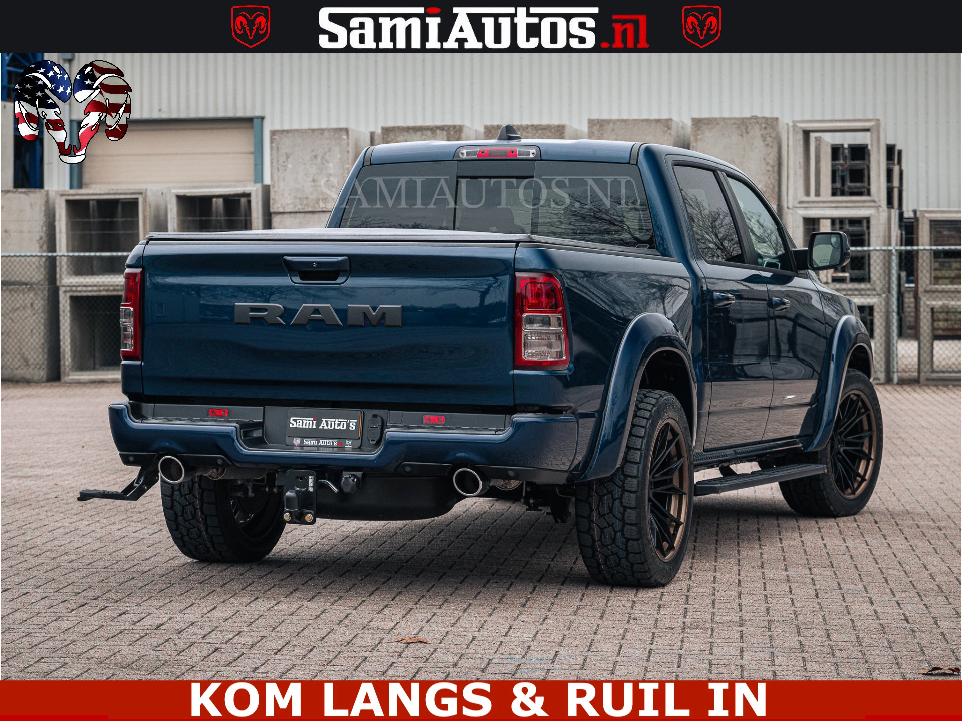 Dodge Ram Pick-Up 2024 - SPORT | 5.7 V8 4x4 HEMI | PANORAMA DAK | GROOTSCHERM 12 INCH | LPG | Patriot Blue immagine 6
