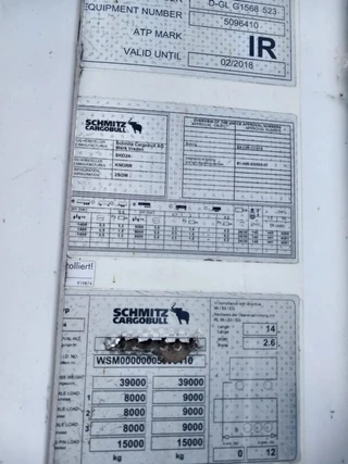 Schmitz Cargobull Schmitz Cargobull PRICES FROM €6950 TO €8950 2012 - N/A zdjecie 9