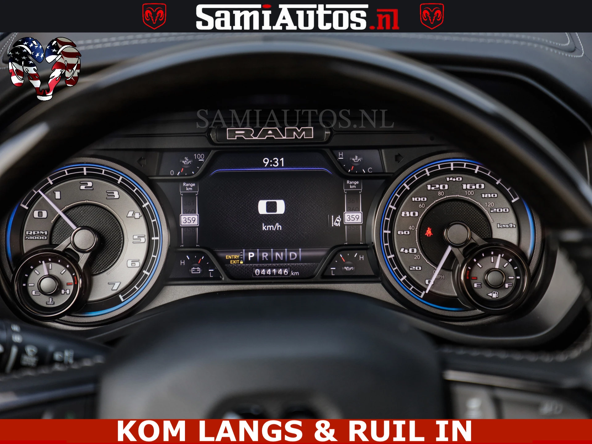 Dodge Ram Pick-Up 2023 - LIMITED NIGHT 5.7 V8 402PK | HUD | 4PL WHEELS | LUCHTVERING |OPEN UILAAT KLEP | BOM VOL | GRANITE CRYSTAL | DC | immagine 56