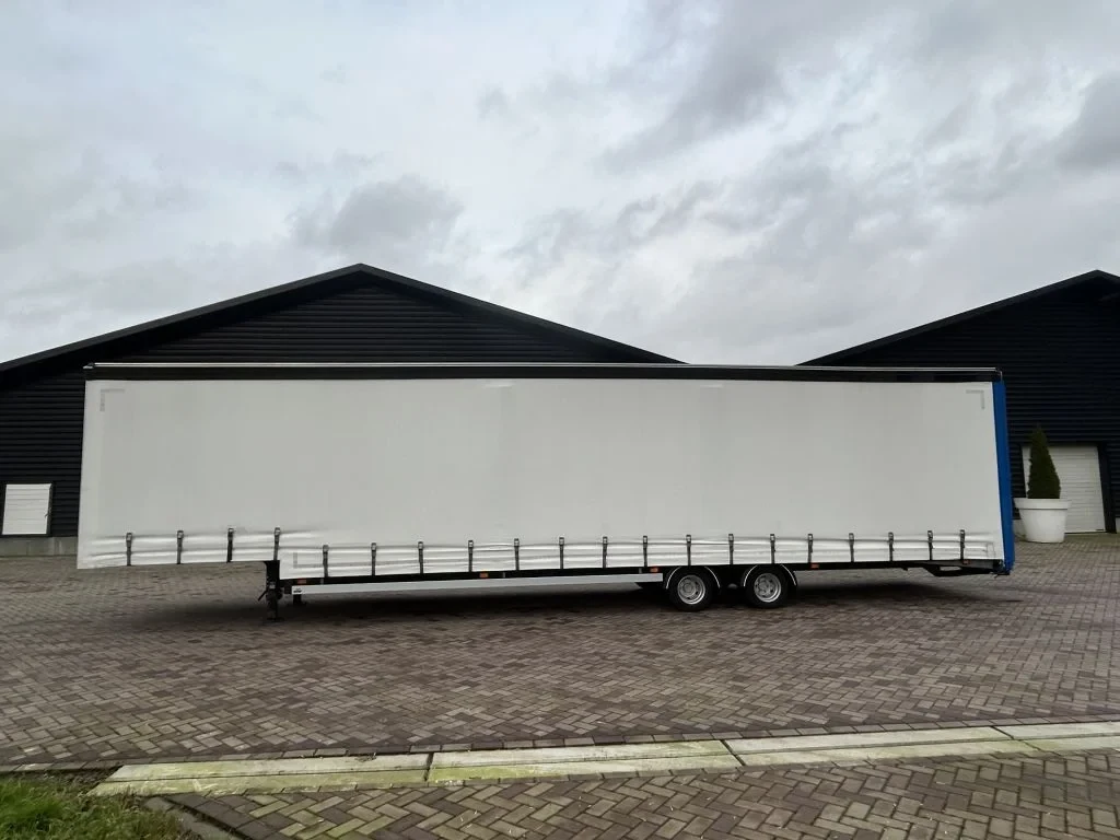 Bunk 2013 - Be oplegger auto transporter gesloten 8 ton schuifzeilen afbeelding 4