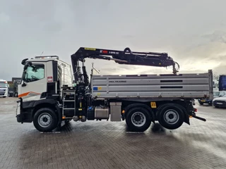 Renault C 2022 - 440 - 6x2*4 - HIAB X Pro 232 Crane - Meiler 3 seite kipper/Tipper - Retarder - Steering axle obrazek 6