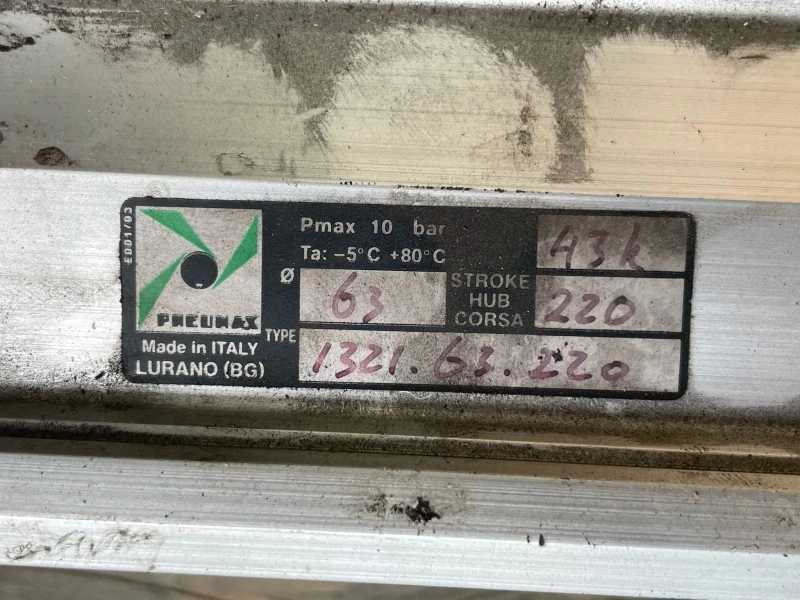Diverse - PNEUMAX PNEUMATISCHE CILINDER 1321.63.220. afbeelding 2