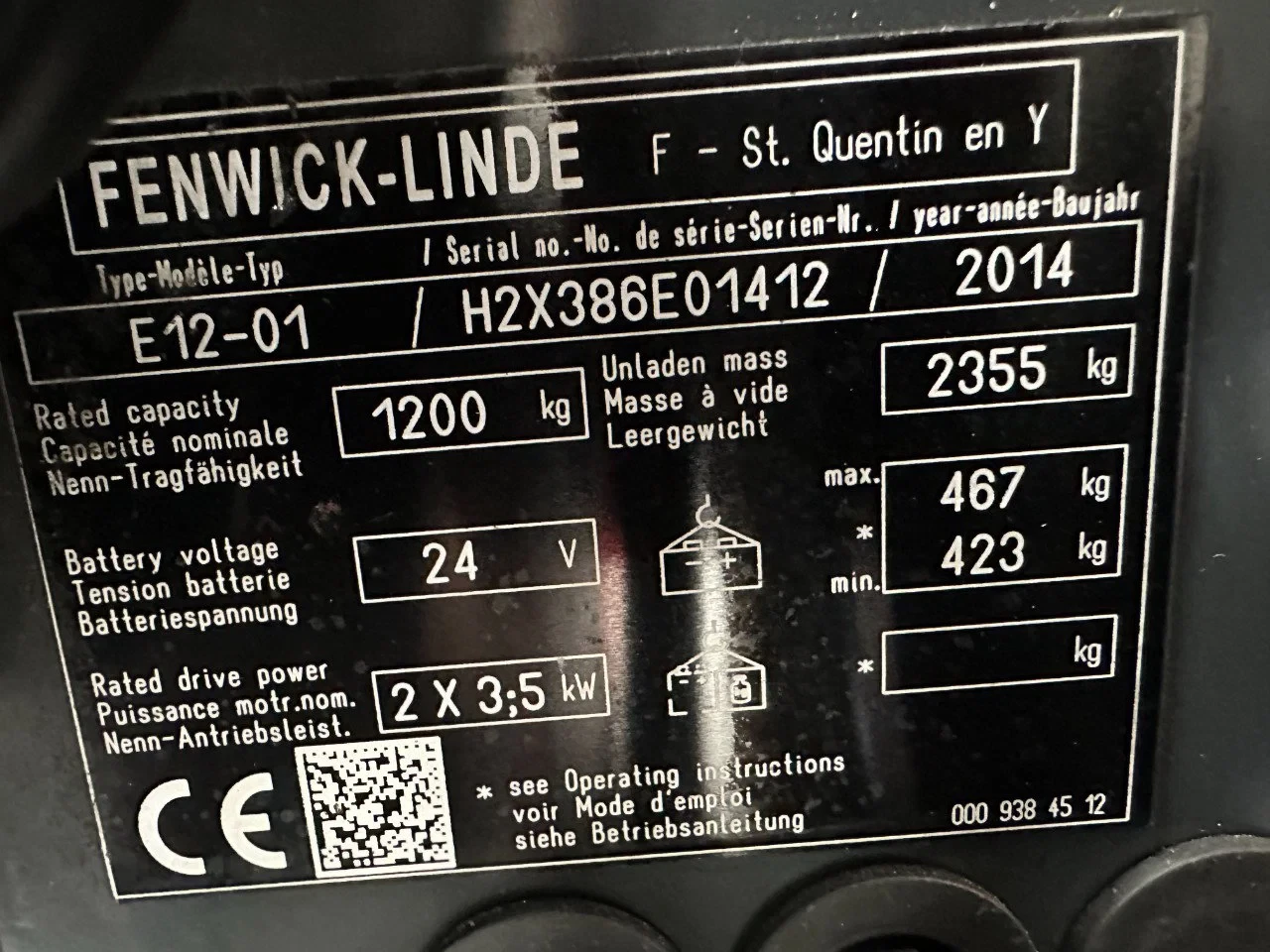 Linde 2014 - E12-01 / SIDE SHIFT / DUPLEX zdjęcie 25