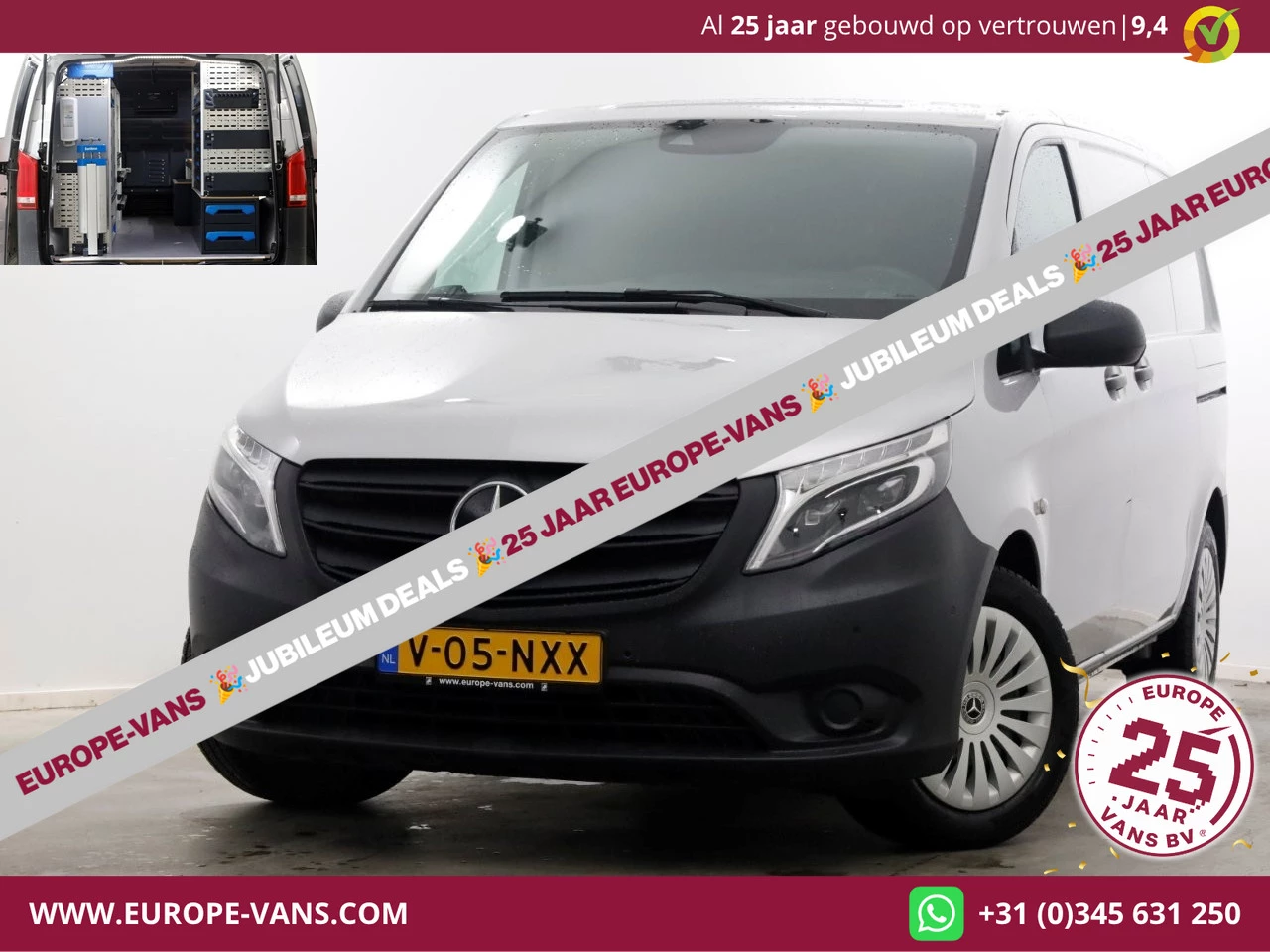 Mercedes-Benz Vito 2022 - 114 CDI 136pk Compact 9G Automaat 2x Schuifdeur/LED/Camera/Inrichting 09-2022 Bild 1