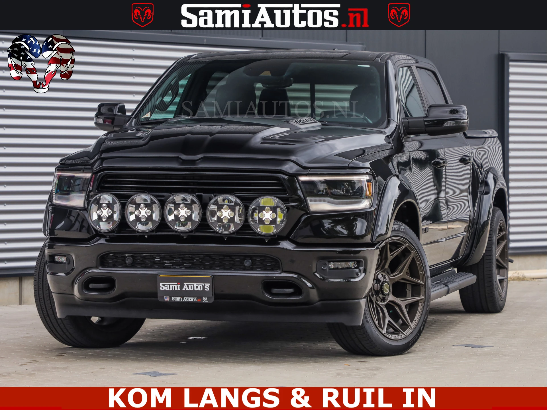 Dodge Ram Pick-Up 2023 - DE DONDER | 5.7 V8 HEMI | BRONZE BREDE WIELEN | WIDE BODY | OPEN UITLAAT KLEP | ZEER DIK | image 31