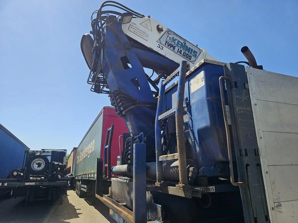 Pacton t4-001 / 4 AXLE TRAILER /2 LIFT AXLES /2 STEERING AXLES/ INCL CRANE KENNIS 14 TON MOVEBAL. 2004 Bild 22