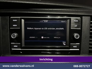 Volkswagen Transporter 2020 - 2.0 TDI L2H1 inrichting Euro6 Airco | Omvormer | Camera | Imperiaal | Apple Carplay | Cruisecontrol | Trekhaak afbeelding 3