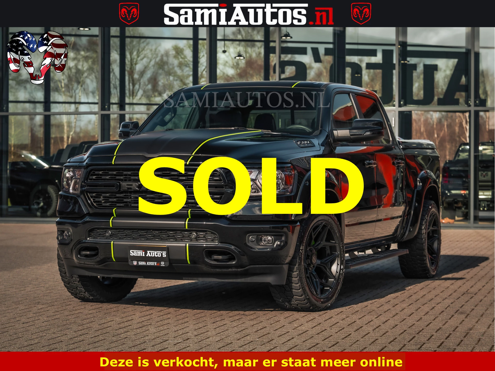 Dodge Ram Pick-Up 2024 - SPORT | 5.7 V8 4x4 HEMI | PANORAMA DAK | GROOTSCHERM 12 INCH | LPG | Diamond Black Pearl | obrázek 31